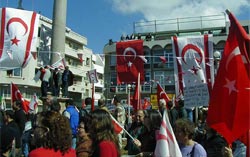 Turkish flag in Cyprus